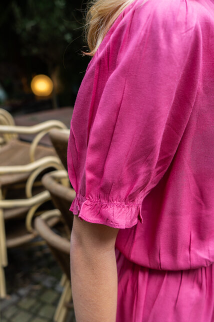 Jurk Liselot - fuchsia roze