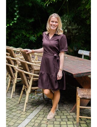 Jurk Rebekka - bruin
