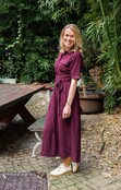 Jurk Sienna - bordeaux