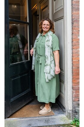 Jurk Sienna - lindegroen