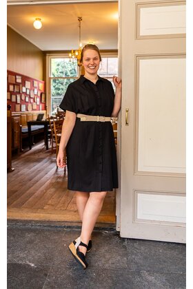 Jurk Lobke (korte variant 105cm) - zwart