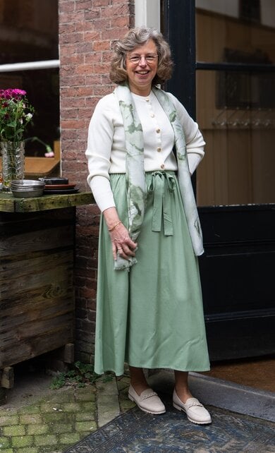 Rok Chantal - lindegroen