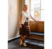 Shirt Coby - print bruin