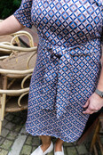 Jurk Amelia - print blauw