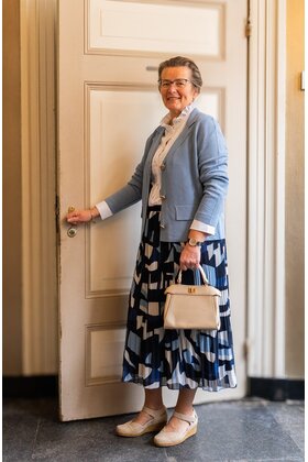 Vest Adrie - lichtblauw