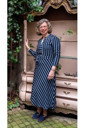 Jurk Aletta - donkerblauw