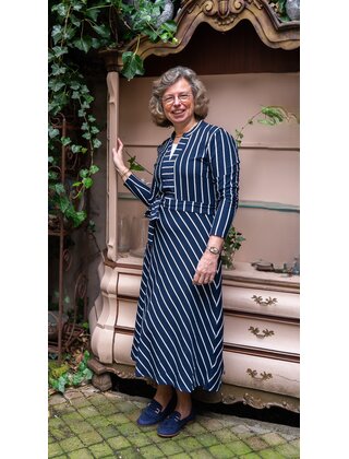 Jurk Aletta - donkerblauw