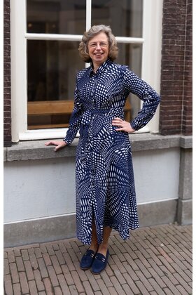 Jurk Barbera - donkerblauw