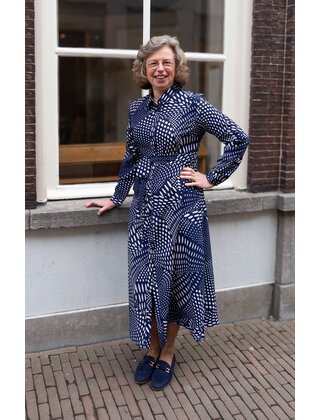 Jurk Barbera - donkerblauw