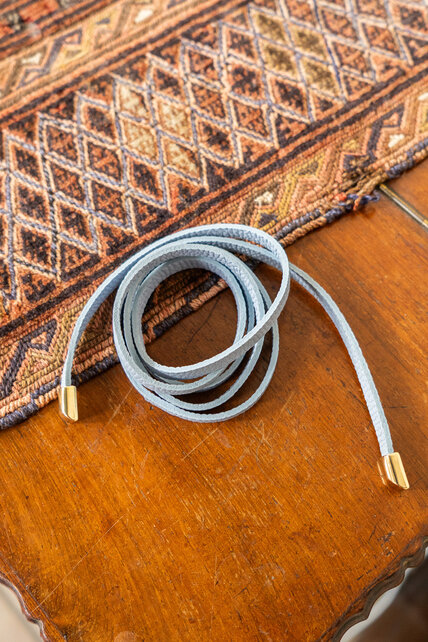 Knoopriempje - lichtblauw