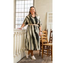 Jurk Hilde - saliegroen