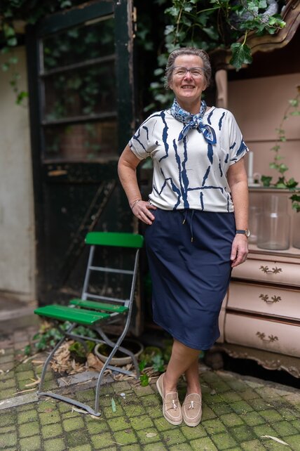 Rok Ivonne - donkerblauw