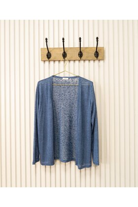 Vest Albertine - jeansblauw