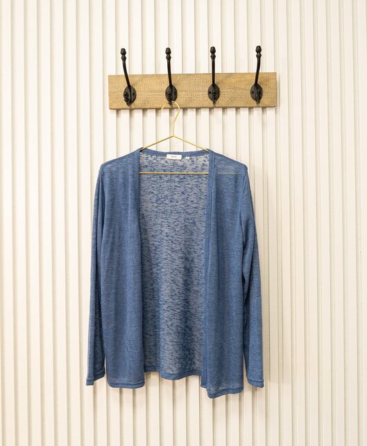 Vest Albertine - jeansblauw