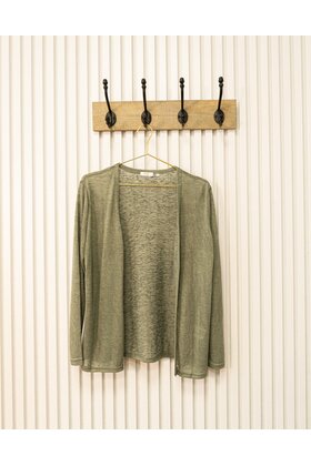 Vest Albertine - olijfgroen