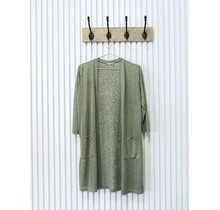 Vest Martine - olijfgroen