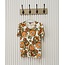 Shirt Coby - print brique/groen