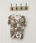 Shirt Coby - print bruin