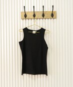 Dames shirt Loes picotrandje zonder mouw - marine