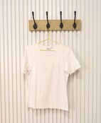 Dames shirt Suus picotrandje korte mouw - wit