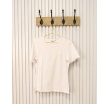 Dames shirt Suus picotrandje korte mouw - wit