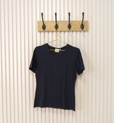 Dames shirt Suus picotrandje korte mouw - marine