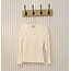 Dames shirt Suus picotrandje lange mouw - offwhite