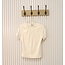 Dames shirt Lizet plooitjes korte mouw - offwhite