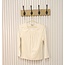 Dames shirt Lizet plooitjes lange mouw - offwhite