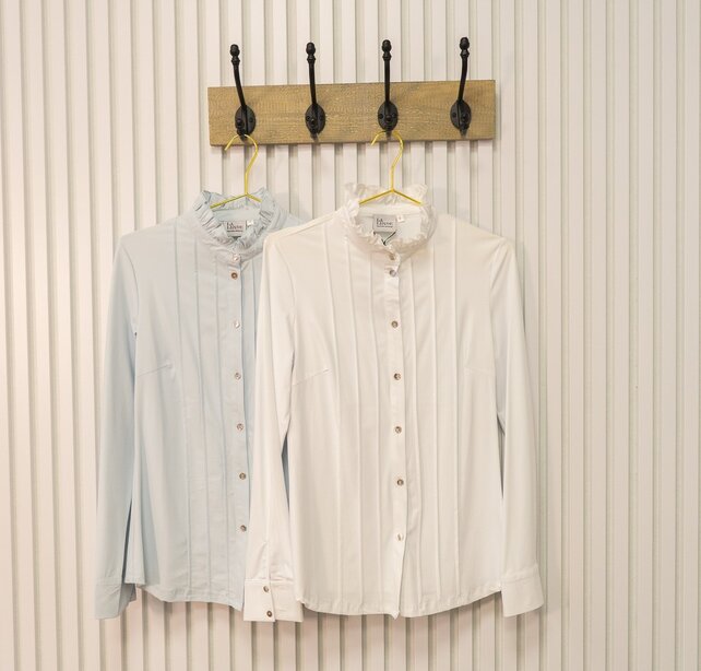 Blouse Aafke - lichtblauw