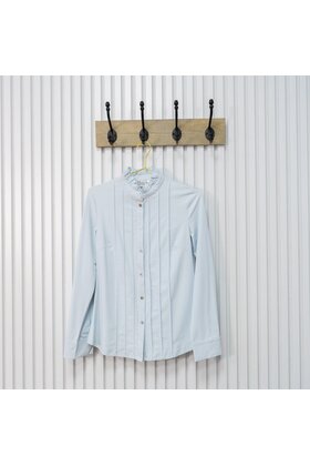 Blouse Aafke - lichtblauw
