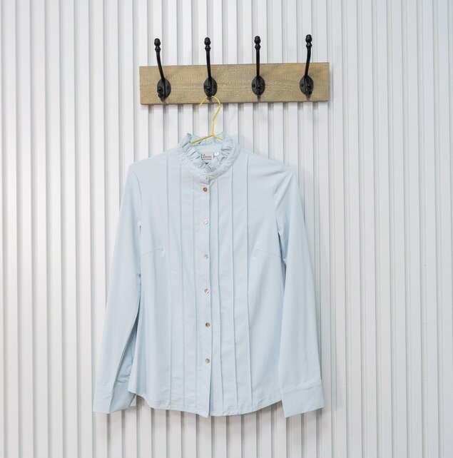 Blouse Aafke - lichtblauw