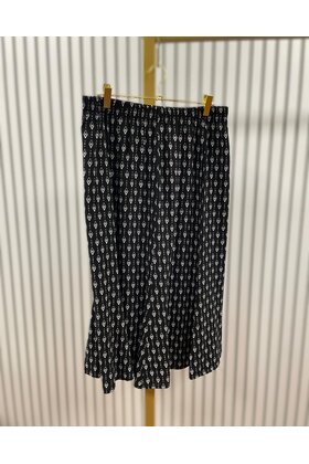 Rok Alice - print zwart/wit