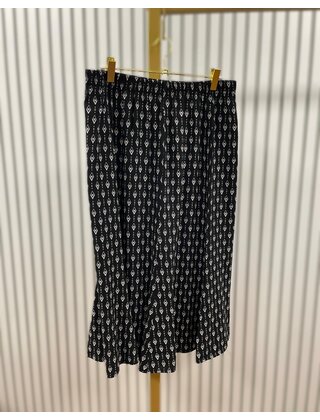 Rok Alice - print zwart/wit