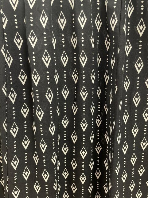 Rok Alice - print zwart/wit