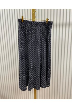 Rok Alice - print marine/wit