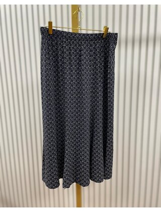 Rok Alice - print marine/wit