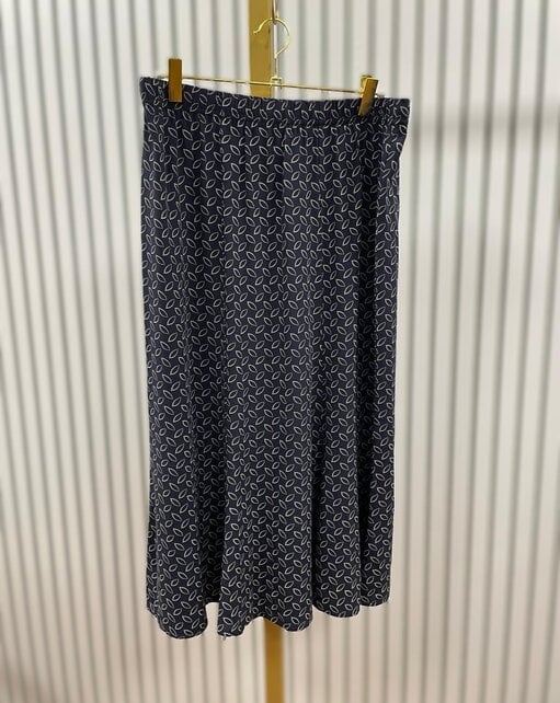 Rok Alice - print marine/wit