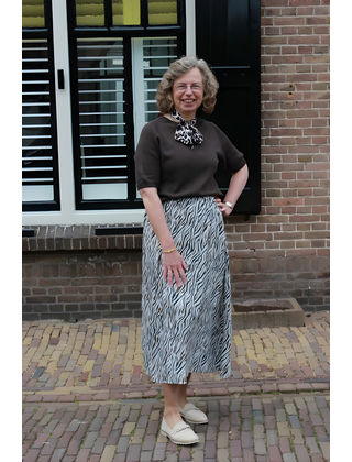 Rok Ingeborg - print bruin