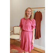 Jurk Liselot - fuchsia roze