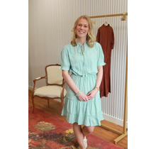 Jurk Liselot - mintgroen