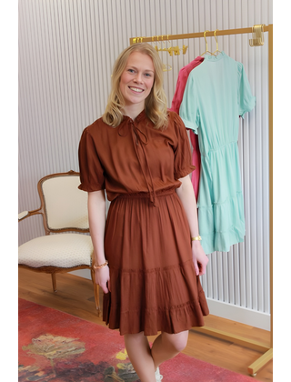 Jurk Liselot - bruin