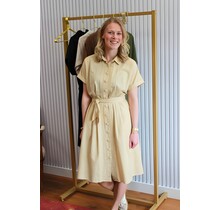 Jurk Lobke (korte variant 105cm) - butteryellow