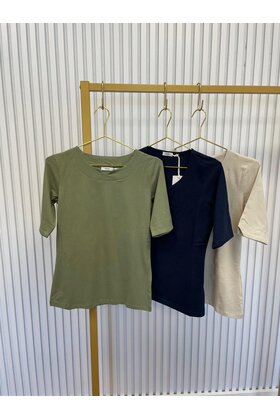 Shirt Corine - olijfgroen