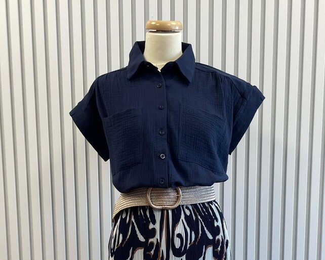 Blouse Anneke - marine