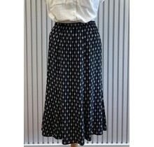 Rok Alice - print zwart/wit