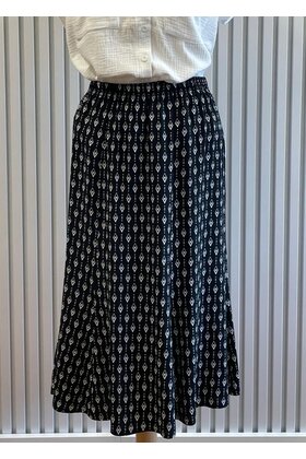 Rok Alice - print zwart/wit