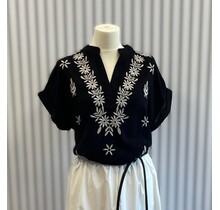 Blouse Adrienne - zwart