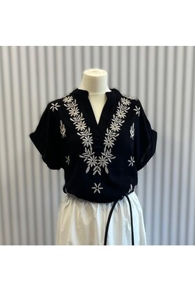 Blouse Adrienne - zwart