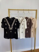 Blouse Adrienne - zwart